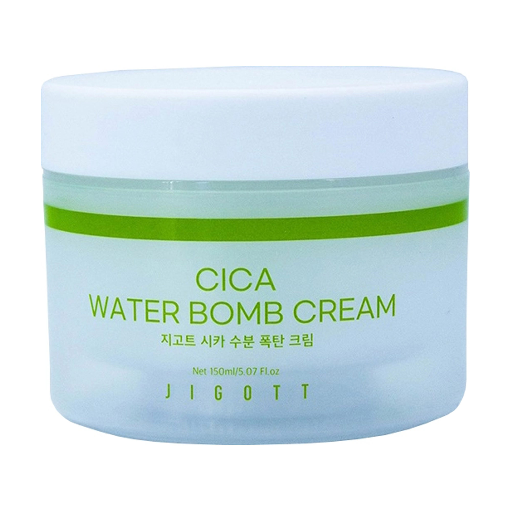 Зволожувальний крем для обличчя Jigott Cica Water Bomb Cream з екстрактом центели, 150 мл